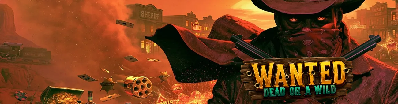 Wanted dead or a wild slot Banner 5